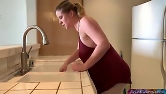 Mature And Teen In Domestic Setting