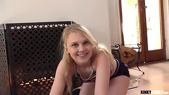 Teen Amateur Lily Rader Takes On A Big Black Cock In Kinky Family Video