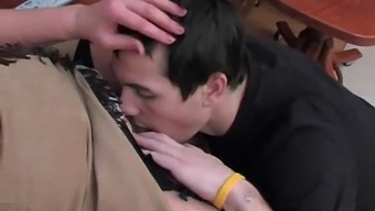 Teen Stepson Gets Turned On By His Mother'S Skirt