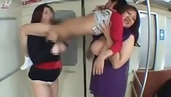 Two Voluptuous Asian Beauties Engage In Hardcore Titty-Fucking And Handjobs
