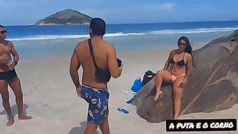 After A Steamy Photo Session, Two African Americans Indulged In Sexual Activity On A Nude Beach