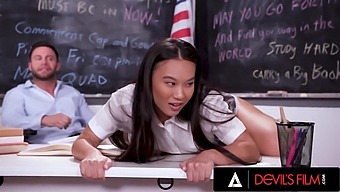 Asian Student In College Dorm Gets Fucked By Teacher