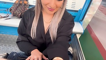 Public Oral Pleasure And Cable Car Ride With A Stepbrother'S Friend In My City