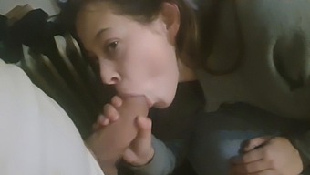 My Sister'S Boyfriend Gives Me A Blowjob