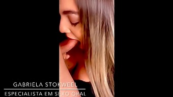 Gabriela Stokweel Gives An Outstanding Oral Performance Until She Climaxes - Book Your Session With Me