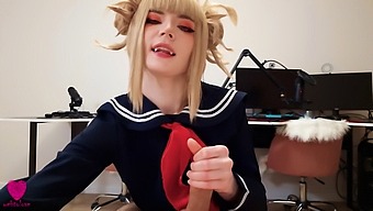 Himiko Toga From My Hero Academia Enjoys Oral Sex And Receiving Facial Cumshots