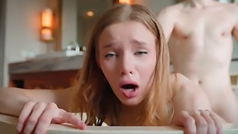 Pov Encounter With A Surprised Stepsister In The Bathroom