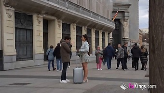 Nuria Millan, An Amateur European Brunette, Enjoys Seducing Strangers On The Street For Intense Sex