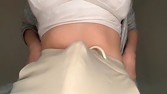 Stepbrother Surprises His Stepmother While Pleasuring Herself And Encourages Him To Join