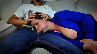 Amazingly Hot Stepmom Gets Her Mouth Destroyed By Stepson!