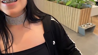 Beautiful Amateur Wife Gets Doggystyle Sex At The Mall