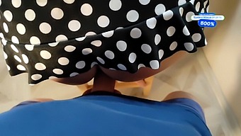 Stepsister’s Unexpected, Amateur-Style Sex With A Big Cock Ends In A Facial And A Creampie.